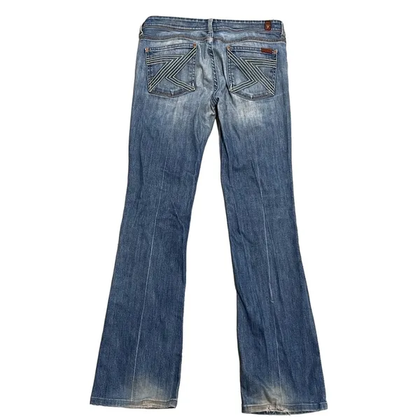 7FAM Vintage Bootcut Denim Jeans - Image 3