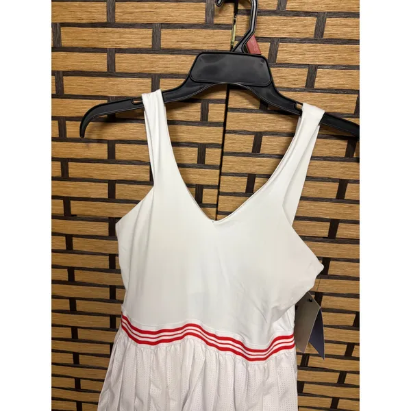 Avia‎ White Tennis Dress With Built In Shorts Size Medium - Image 3
