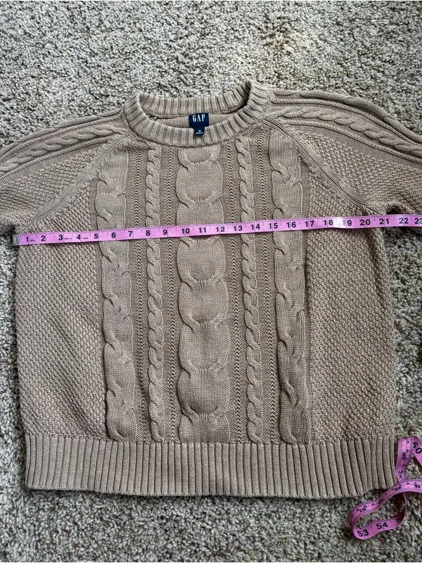 GAP Cable Knit Crewneck Sweater - Image 4