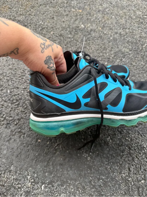 Nike Air Max+ 2011 Blue Black Running Shoes Women’s 8.5 - Image 4