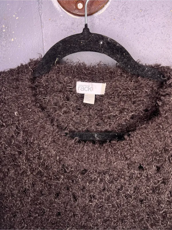 Nordstrom Rack Fuzzy Crewneck Women's Sweater - Medium - Image 5