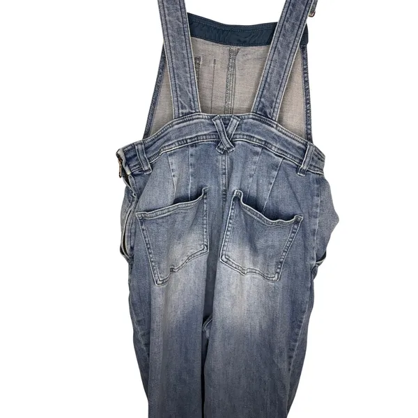 Pistola Denim Overalls Women's Size 28 Petite Medium Wash Bibs Anthropologie - Image 4
