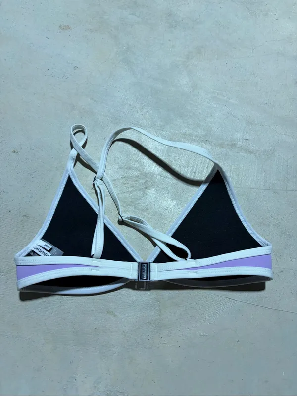 Hoaka swimwear Lilac Triangle Swim Top neoprene small - Image 2