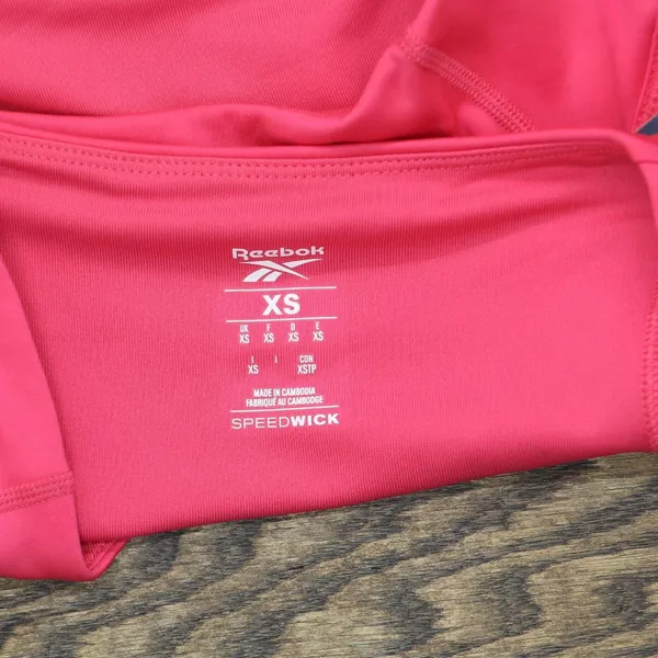 Reebok Womens Id Train High Support Bra 100205239 Bold Pink XS - Image 4