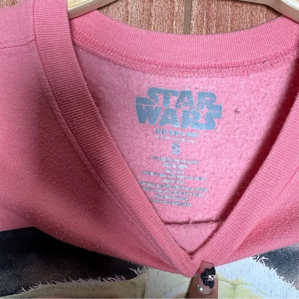 Star Wars Pink Baby Yoda‎ Sweatshirt - Image 5
