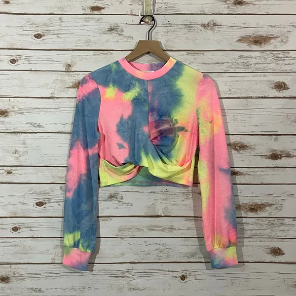 Beach Riot Marley Crop Top - Rainbow Tie Dye - Medium - Image 10