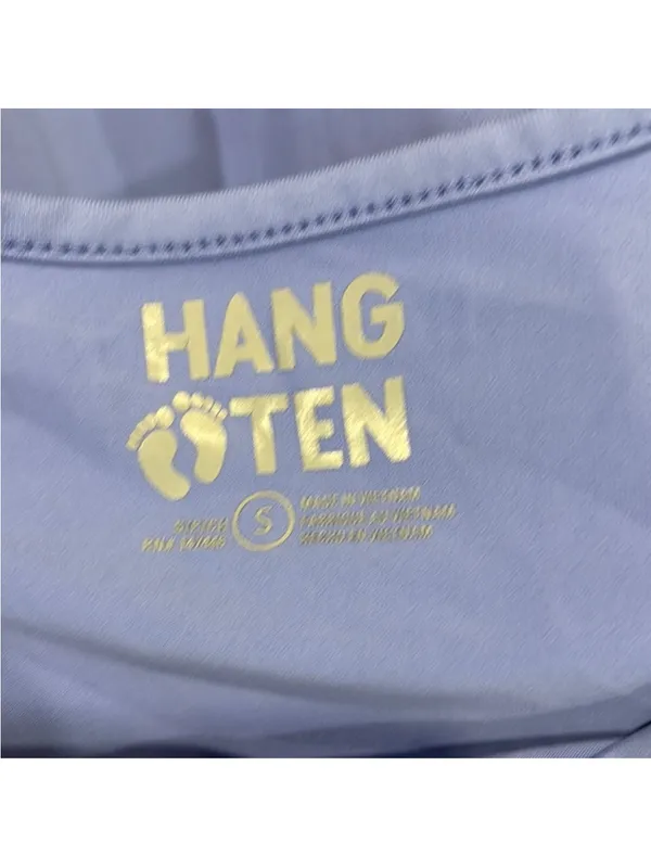 Hang Ten Periwinkle Long Sleeve Crewneck Top - Image 2