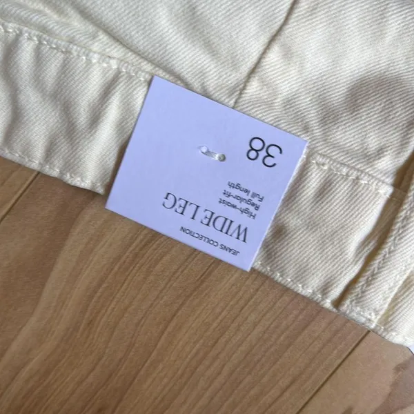 Mango wide leg high waist jean - Image 6