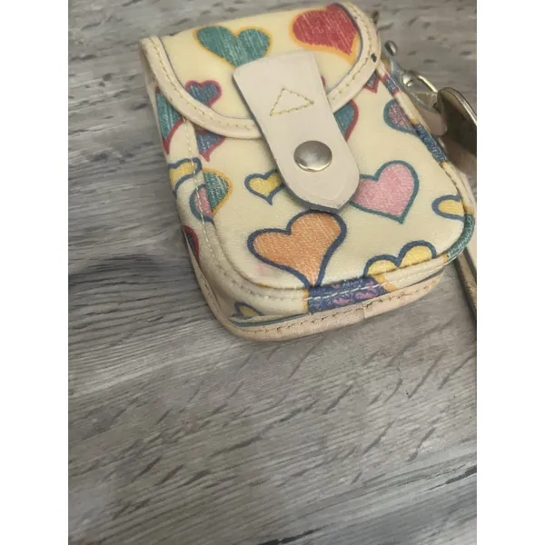 Dooney Bourke Vintage Mini Phone Pouch Flap Wristlet Wallet - Image 3