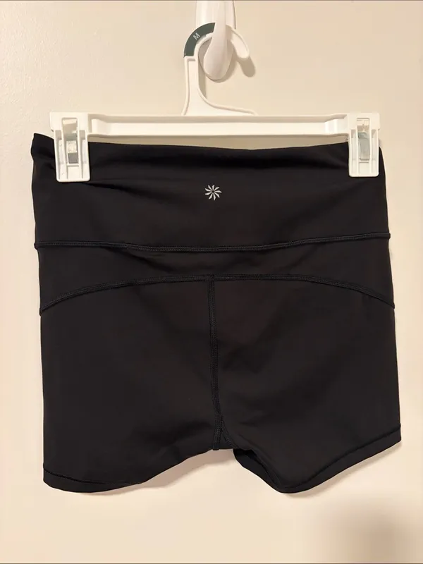 Athleta Black Ultimate Shortie Biker Shorts 3’ Inseam - Image 3