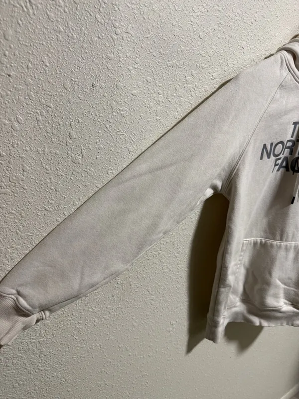 The North Face Womens Cream Never Stop Exploring Graphic Hoodie Sweatshirt Small - Image 7