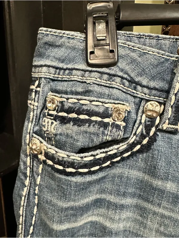 Miss Me JP55014‑13 Bootcut Jeans – Classic Embellished Pockets – Size 30 - Image 5