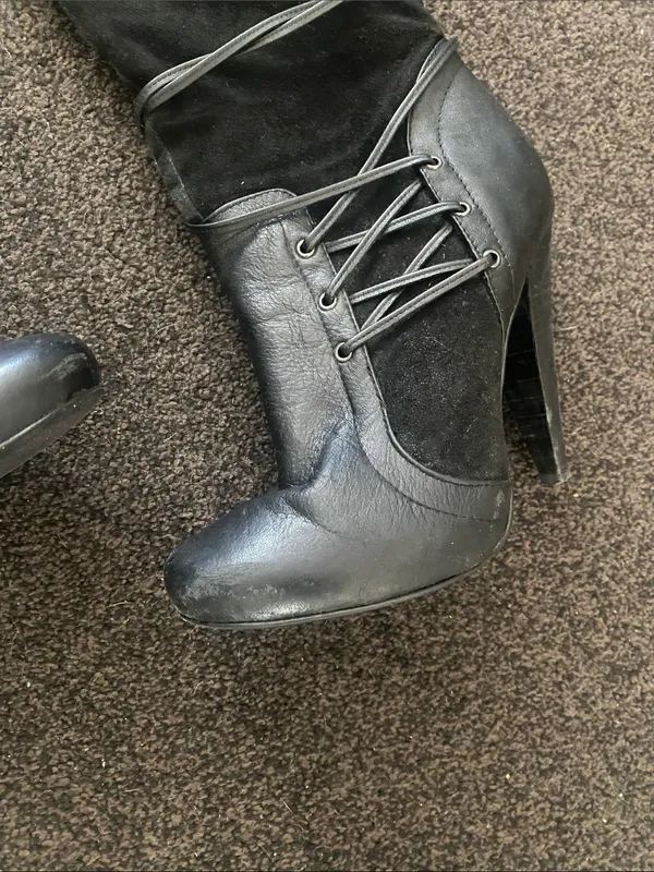 Vintage leather Aldo knee high Boots Size 6 - Image 4