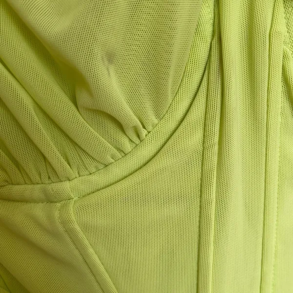 HOUSE OF CB 'Valentina'Lime neon‎ Asymmetric Cutout Midi Dress/Size XS plus cup - Image 17
