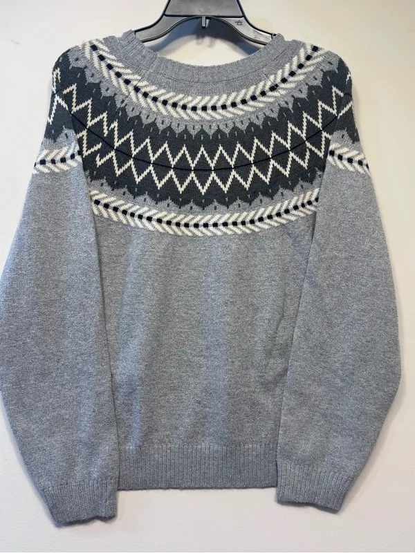 Weatherproof VintageTraditional fairisle raglan crewneck sweater Tweed yarn NWT - Image 4