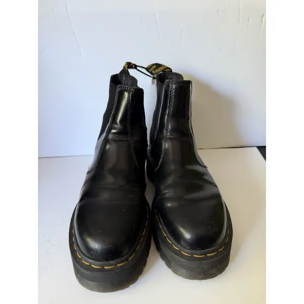 Dr. Martens 2976 Quad Platform Chelsea Women's Boot - Black, Size 6 C-5 - Image 2