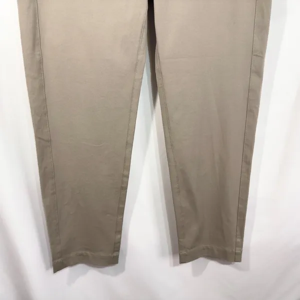 Eileen Fisher‎ Medium Pants Ankle Cropped Organic Cotton Blend Stretch 1621 - Image 4