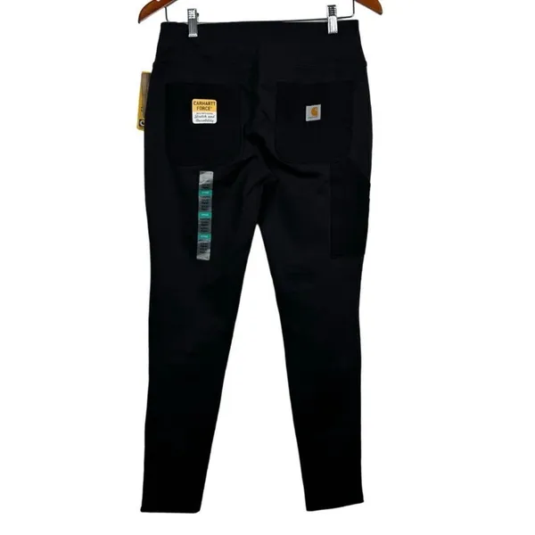 Carhartt Force Utility Black Knit Farm Thick Leggings Size S NWT‎ - Image 4