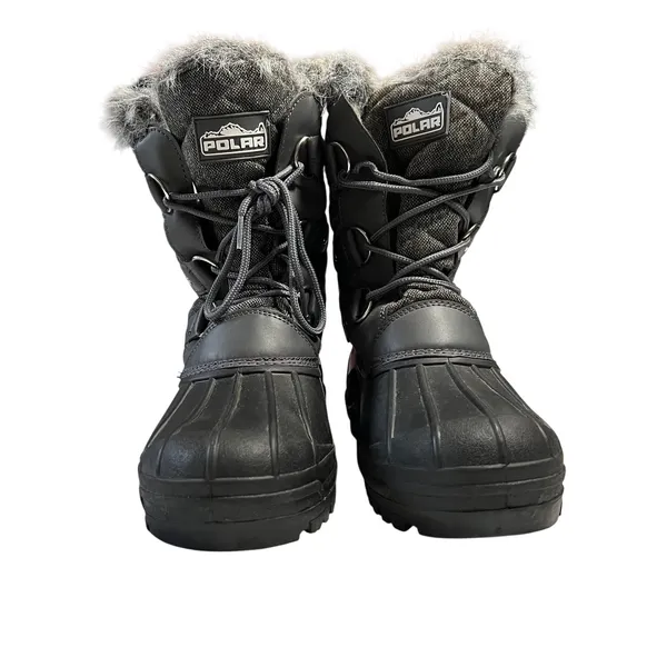 Polar Women's Snow Boots Size 10 Fur Lined Mid Calf Outdoors Waterproof Gorpcore - Image 2