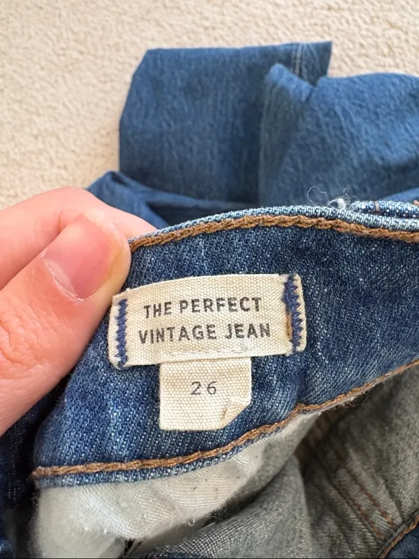 Madewell The Perfect Vintage Jean in Haight Wash Size 26 - Image 10