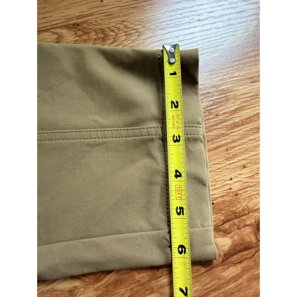 Banana Republic Notched Waist Utility Tapered Pants Camel Tan Size 8 - Image 10