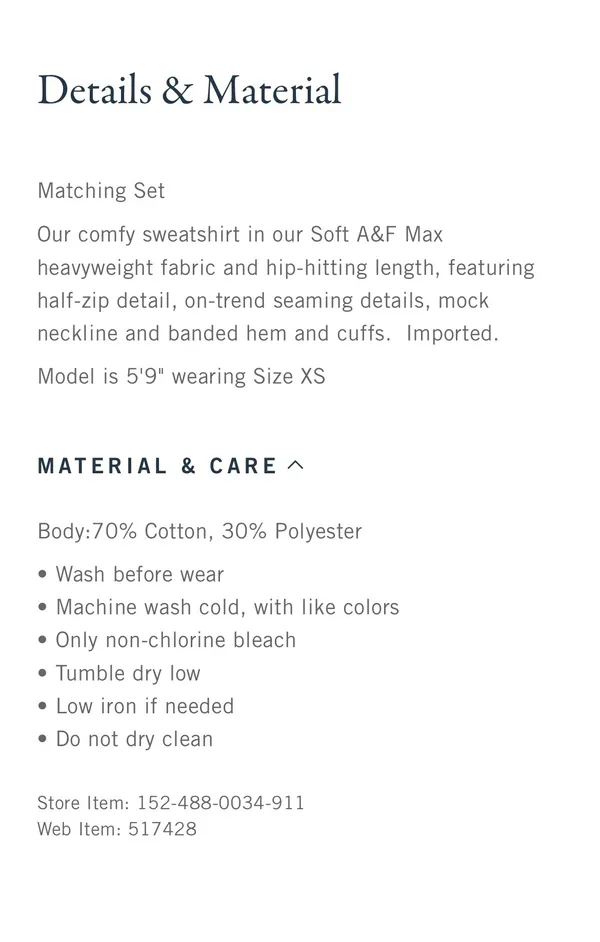 Abercrombie Essential Sunday Half-Zip - Image 7