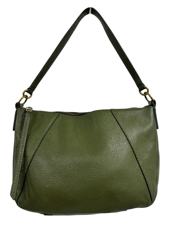Fossil Skylar Olive Green Leather Hobo Shoulder Bag Purse Handbag - Image 2
