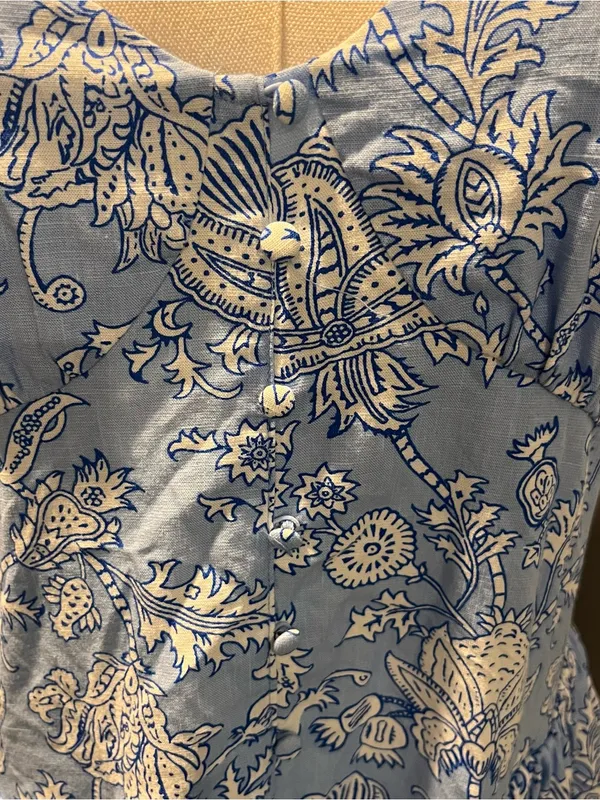 🌸NWT ROLLER RABBIT FLORAL VINES DROP WAIST MAXI🌸 - Image 4