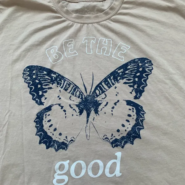 Grayson threads be the good butterfly crop tee - Image 3