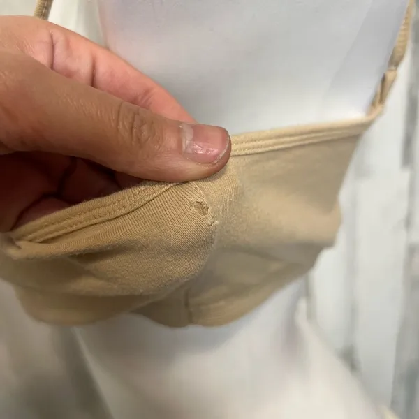Brown crop top Tan Size L - Image 2