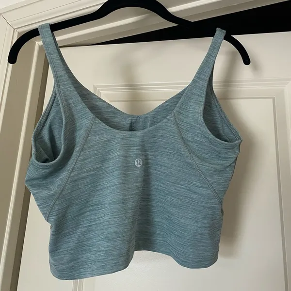 Lululemon Yoga Align Tank Heathered Tidewater Teal Size 10 - Image 4