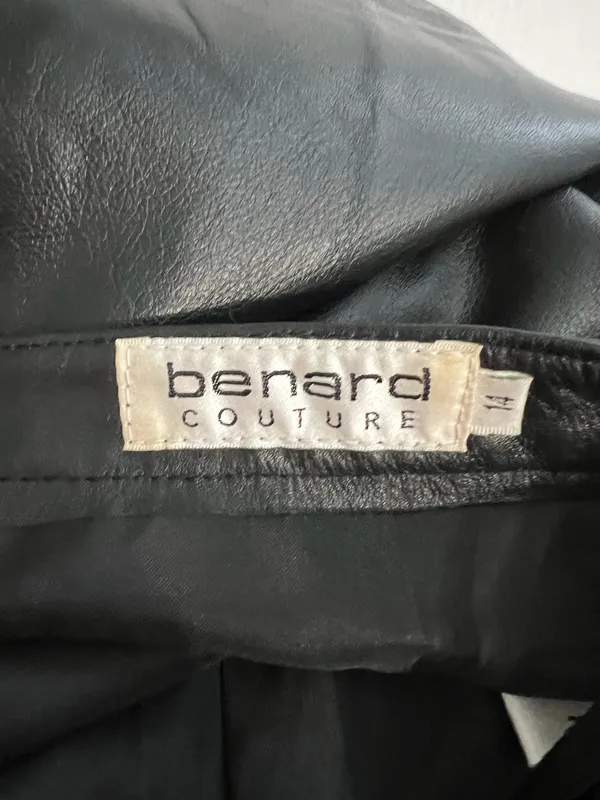 Bernard Couture Ladies Leather Pants Size 14 - Image 4