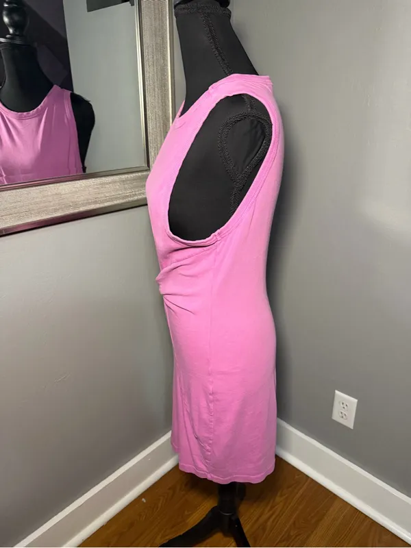 L*Space x Revolve Seaview Barbie Pink Knot Mini Dress Small . - Image 3