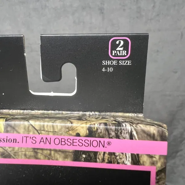 Mossy Oak‎ Ladies Crew Half Cushion Socks 6 Pairs Grey White Pink Purple 4-10 - Image 3