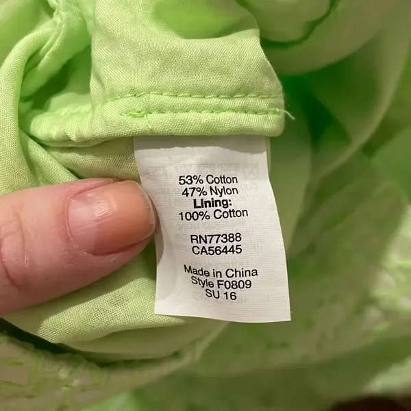J.Crew neon lace mini skirt m - Image 8
