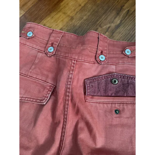 Urban Outfitters Pilcro High Rise Wide Leg Cargo Pants Terracotta size 27 - Image 5