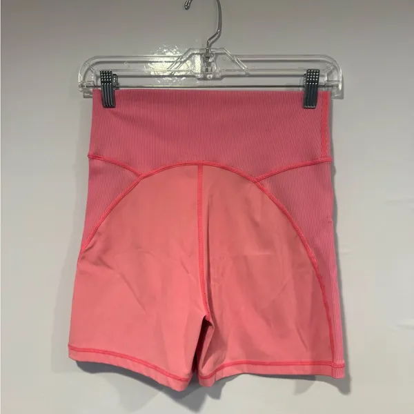 Pink Aerie ribbed biker Athletic Shorts‎ - Image 3