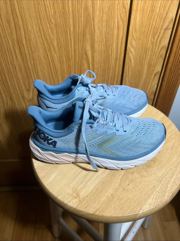 Hoka Women's Light Blue Athletic Running Shoes - Image 6