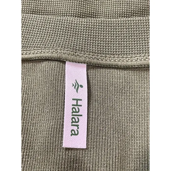 Halara Womens Green Henley Top Long Sleeve Soft Stretch Casual Lounge 2x - Image 6