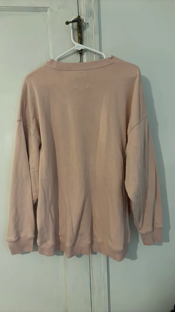 American Eagle Crewneck Pink Oversized Small - Image 5