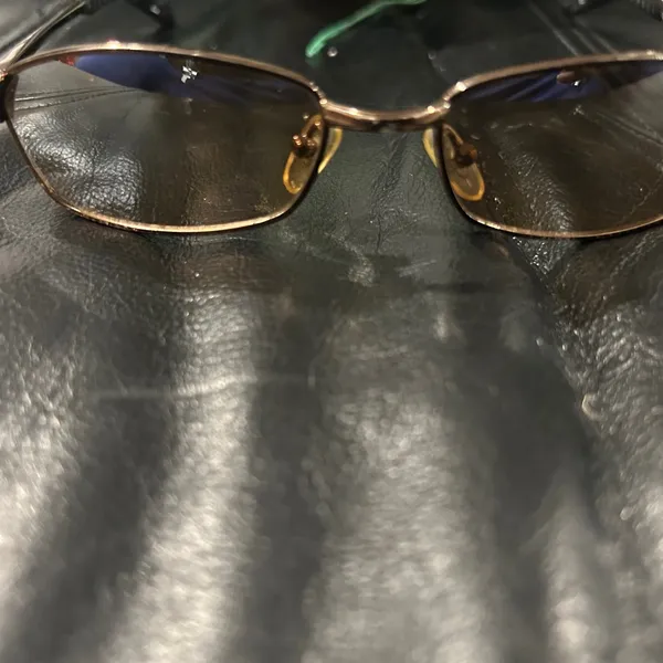 Women's Brown Tinted Oval Sunglasses includes Ray Ban Hard case - Image 6