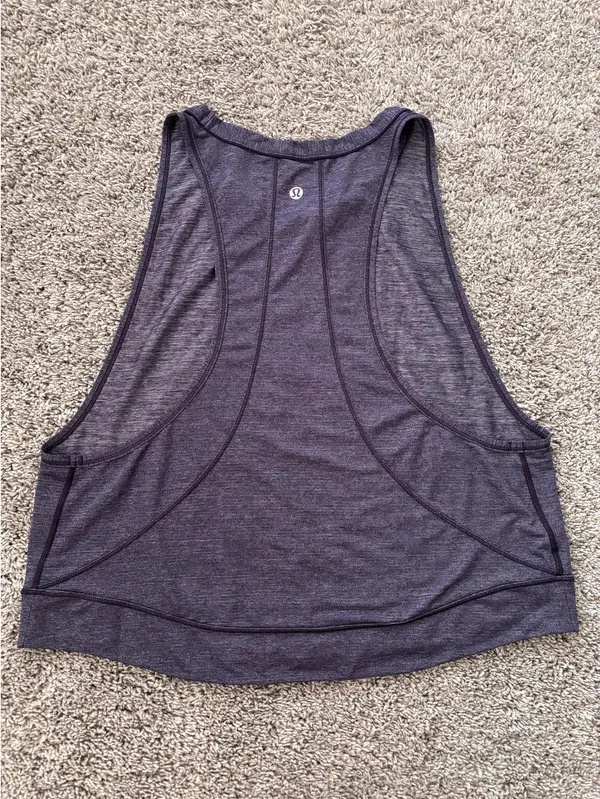 Lululemon Pace Perfect Loose Semi Cropped Athletic Tank Top Size 6 No size tag - Image 8