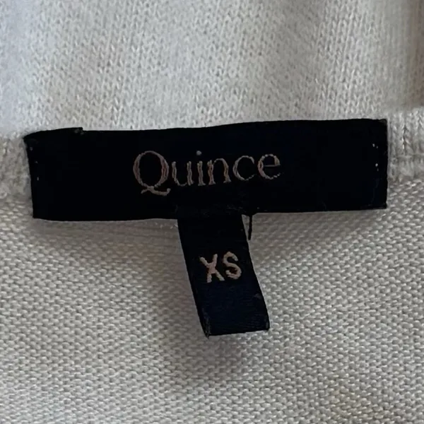 Quince‎ Cream Extremely Soft Dolman Sleeve Blouse Minimalist Luxury Career XS - Image 8
