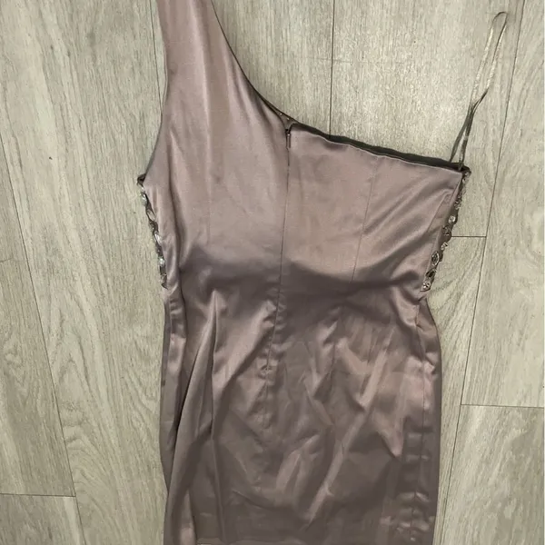 Arden B One-Shoulder Dress with Embellishments - Image 4