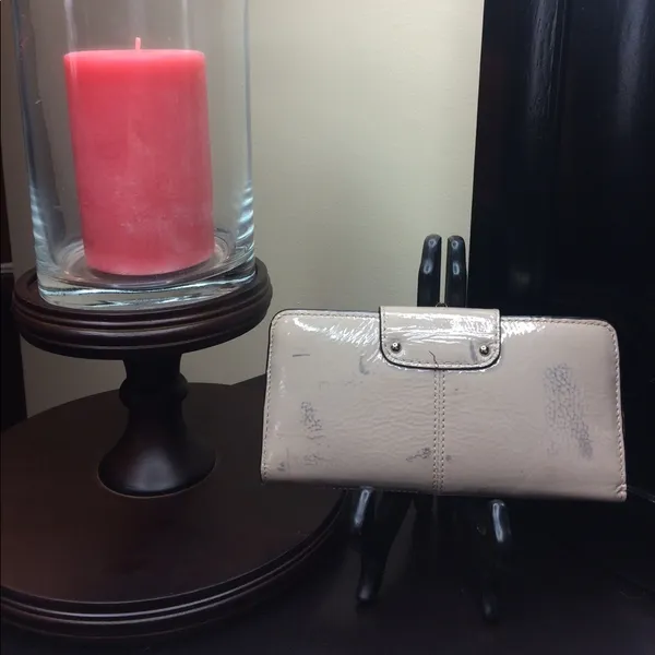 Coach Large Beige Wallet - Image 2