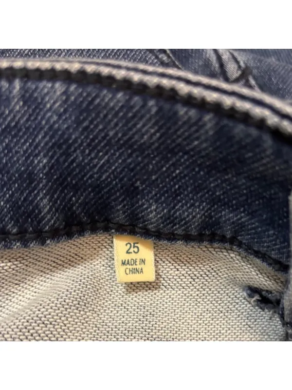 Faherty  Stretch Terry Patch PocketFlare Denim Jeans Size 25 Riventon - Image 10