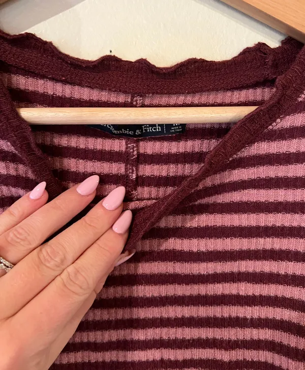 Abercrombie Striped Long Sleeve - Image 3
