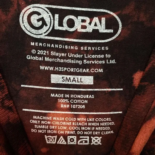 Slayer I’ve Made my Choice 666 Tie Dye Rock Tshirt size Small - Image 4