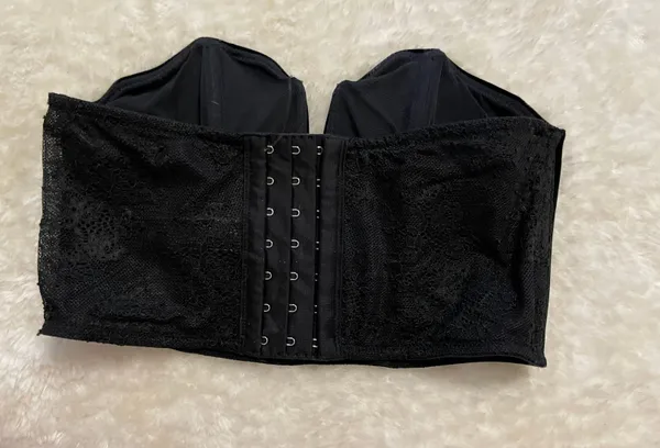 Victoria's Secret Black Velvet Bustier - Image 2