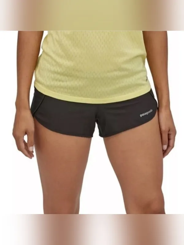 Patagonia Black Strider Running Shorts Size Medium M - Image 2